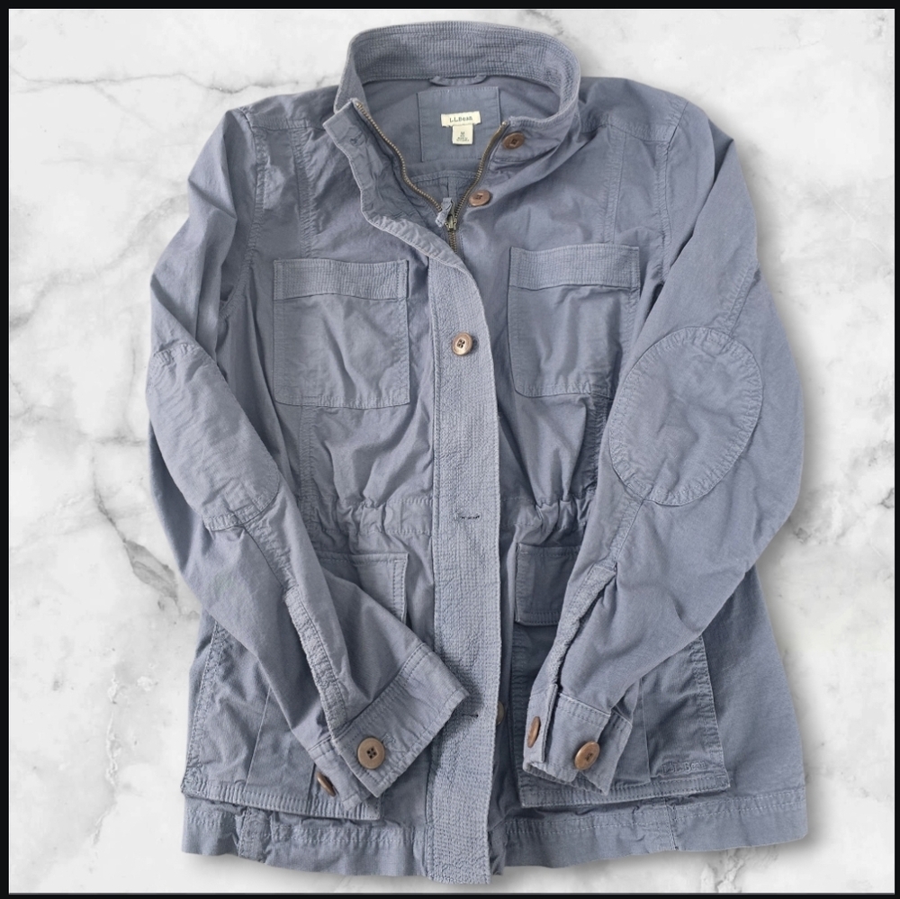 L.L. Bean Women's Light Blue Utility Jacket
